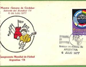 af3653 - ARGENTINA - POSTAL HISTORY - Special event  COVER 1977  FOOTBALL