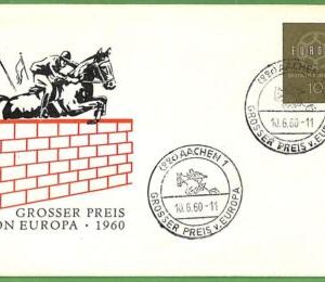 af3679 - Germany - POSTAL HISTORY - EVENT POSTMARK Cover 1960 sport HORSE RIDING