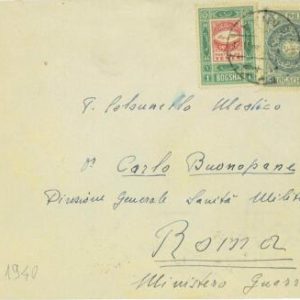 P0677 - YEMEN  - POSTAL HISTORY - Mi # 15 + 29 on cover from SANAA  1940