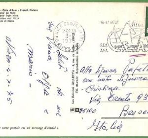 af3688 - FRANCE - POSTAL HISTORY - Postmark on Postcard  1975 Athletics