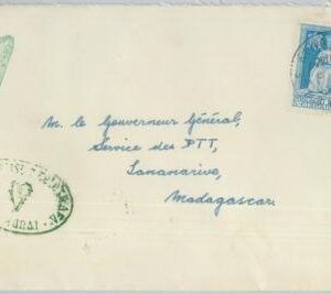 82060 - IRELAND - POSTAL HISTORY -  COVER to MADAGASCAR arrival postmark 1950