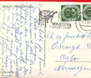 aa3173  - GERMANY - POSTAL HISTORY -  POSTMARK on POSTCARD  1955 - ZOO Animals