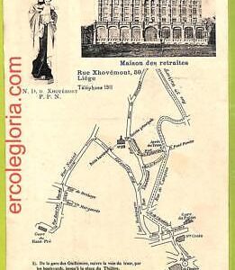 af5166 - BELGIUM Belgique -Carte Postal Ancienne VINTAGE POSTCARD - 1911