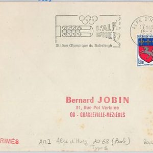 51158 - WINTER OLYMPIC GAMES - FRANCE - POSTAL HISTORY: POSTMARK on COVER 1967