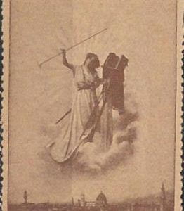 66186 - ITALY - VINTAGE POSTER STAMP: Florence capital of PHOTOGRAPHY 1899