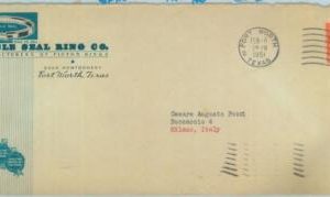 84335 - USA - POSTAL HISTORY -  6 Cents COIL stamp on ADVERTISING cover 1951