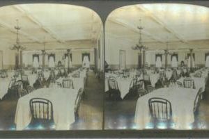 87489 - VINTAGE STEREOVIEW ----  USA  Saratoga Springs  1908