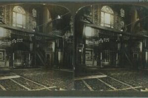 87500  - VINTAGE STEREOVIEW ----  JERUSALEM  El Aksa  1901
