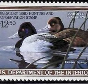 90225e - USA - STAMPS: SCOTT # RW56  1989  Migratory Bird Hunting Stamp MINT MNH