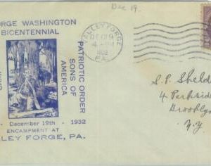 86123 - USA - POSTAL HISTORY - Special CACHET on COVER: George Washington 1932