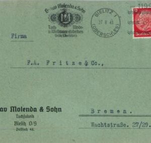 95466 - POLAND German Occupation - POSTAL HISTORY - Propaganda postmark COVER