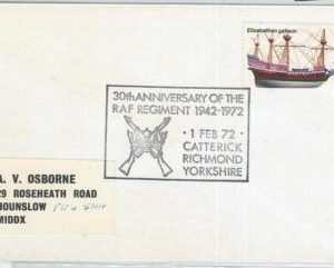 66416 - GREAT BRITAIN - POSTAL HISTORY - SPECIAL POSTMARK on COVER  1972   RAF