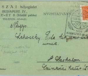 67777 -  HUNGARY - POSTAL HISTORY -  postmark on CARD  1935  UNIVERSIADE