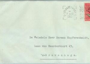 67436 - NETHERLANDS - Postal History -  STAMPS on COVER 1952  FLOWERS