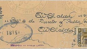 POSTAL HISTORY   -  MALTA 2 d. stamp with FISCAL USE 1958 - very nice!