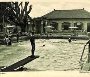ad3941 - BELGIAN COLONIES - VINTAGE POSTCARD - Indonesia, Zwembad - 1934