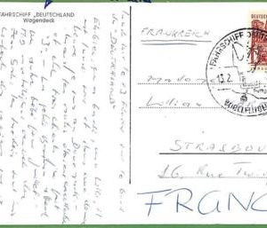 75953 - GERMANY - POSTAL HISTORY - Special postmark - ROWING Canoes