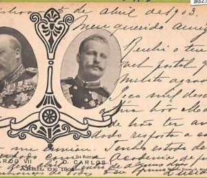 ad2398 - PORTUGAL - VINTAGE POSTCARD - Eduardo VII -  1903 ROYALTY