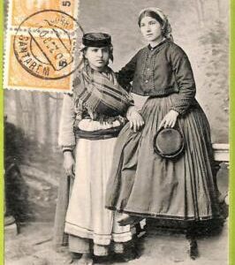 ad3893 - PORTUGAL - VINTAGE POSTCARD - Costumes - 1901