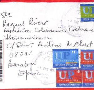 aa3583  - ARGENTINA - POSTAL HISTORY - Registered  COVER to ITALY 2004