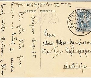46406  -  GREECE   -  POSTAL HISTORY  -   POSTCARD to AUTRIA 1935 - LATE USE !