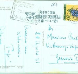 98428 - YUGOSLAVIA - POSTAL HISTORY - POSTMARK : Archeology PREHISTORY 1961