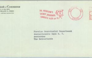 84347 - USA - POSTAL HISTORY - Advertising MACHINE POSTMARK: Dr Hudsons TV 1950s