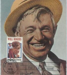 81407 - USA  - Postal History - MAXIMUM CARD -  CINEMA  Will Rogers  1979