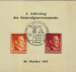 95410 - POLAND General Government - POSTAL HISTORY - SPECIAL POSTMARK  1941