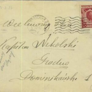 95457 - POLAND - POSTAL HISTORY - COVER  from WARSAW 10.03.1927
