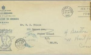 83776 - HAVANA - Postal History - Censored FDC Cover  to USA 1942 - Politics
