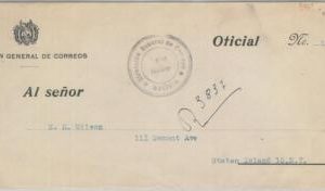 79100 - BOLIVIA -  POSTAL HISTORY - OFFICIAL  COVER  to USA  1946