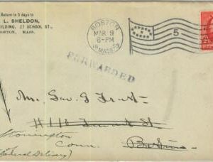 91327 - UNITED STATES USA - POSTAL HISTORY - EARLY Cover from BOSTON, MA 1899