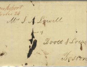 91298 - UNITED STATES USA - Postal History PREPHILATELIC Cover BUCKSPORT ME 1824