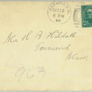 91322 - UNITED STATES USA  - POSTAL HISTORY  - EARLY Cover from NASHUA, NH 1888