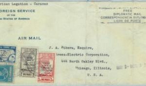 84323 -  VENEZUELA - POSTAL HISTORY - Diplomatic Mail COVER to USA 1938  Planes