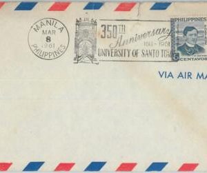 74509 - USA: Philippines  - POSTAL HISTORY -  COVER 1961 - Religion ARCHITECTURE