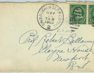 91316 - UNITED STATES USA - POSTAL HISTORY - Cover: RAILWAY Post Office 1902