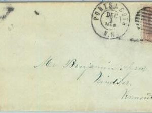 91292 - UNITED STATES USA - POSTAL HISTORY - Cover from PORTSMOUTH, NH  1863