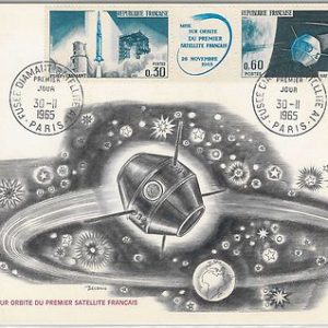 57232 - FRANCE - POSTAL HISTORY: Special card 1965 SPACE / ASTRO - NICE!