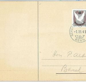 64681 - SWITZERLAND - POSTAL HISTORY: SPECIAL POSTCARD - STAMP CENTENERY 1945