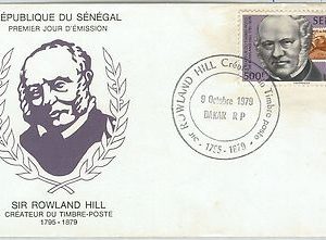 64680 -  SENEGAL - POSTAL HISTORY - FDC COVER 1979 - Sir ROWLAND HILL - STAMPS