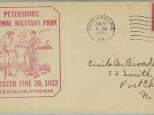 91373 - USA - POSTAL HISTORY - Special Cover PETERSBURG Virginia - Military Park