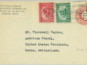 91363 -  USA - POSTAL HISTORY - Private Print STATIONERY COVER from AKRON Rubber