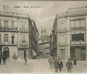 44457  CARTOLINA d'Epoca - CHIETI Città -  CORSO MARUCCINO 1917