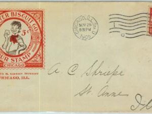 91413 - USA - POSTAL HISTORY -  ADVERTISING COVER Sawyer Biscuits CHICAGO  1905