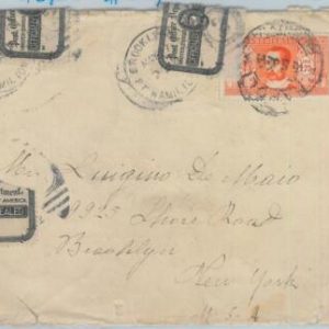 81750 - ITALY - Postal History - Cover damaged, with OFFICIAL USA POST seals
