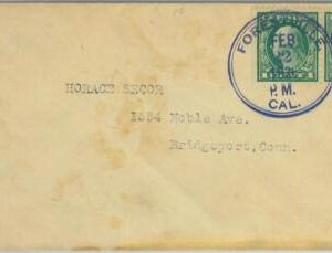 91381 - UNITED STATES USA - POSTAL HISTORY -  Cover from FORRESTVILLE Cal. 1931