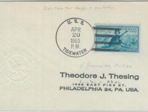 81736 -  USA  - Postal History -  Cover 1953 - BOATS Ship NAVY - Korean War