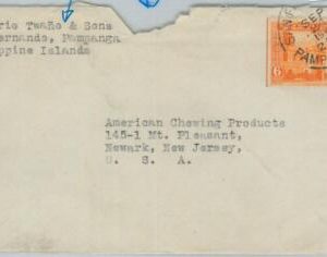 74502 - USA: Philippines  - POSTAL HISTORY -   COVER from PAMPANGA 1941